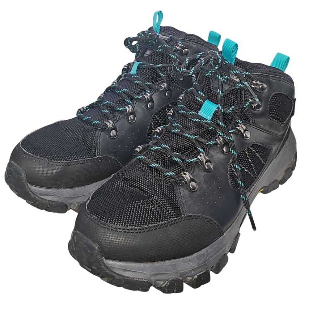 Skechers Relaxed Fit Edgemont Black Waterproof Hiking Boots  Womens Size 9.5 - Picture 3 of 9